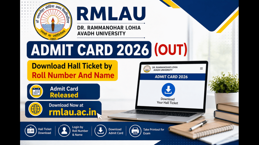RMLAU Hall Ticket Download Link