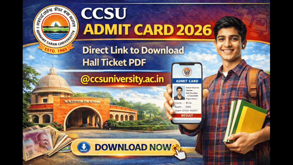 CCSU Hall Ticket Download Link