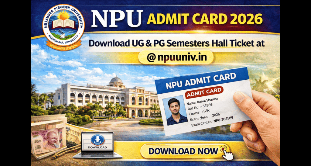 NPU Admit card