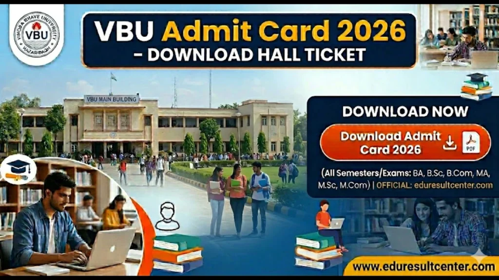 VBU Admit Card 2026: Get Admit Card PDF at vbuuniv.in
